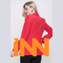ONE BUTTON JACKET - READY WOMEN'S CLOTHING WHOLESALE ready-made women's wholesale clothing women's clothing wholesale Turkish textile apparel
