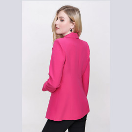ONE BUTTON JACKET - READY WOMEN'S CLOTHING WHOLESALE ready-made women's wholesale clothing women's clothing wholesale Turkish textile apparel