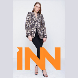 LEOPARD PRINT JACKET - READY WOMEN'S CLOTHING WHOLESALE ready-made women's wholesale clothing women's clothing wholesale Turkish textile apparel