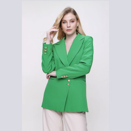 WOMEN'S 3 BUTTON JACKET - READY WOMEN'S CLOTHING WHOLESALE ready-made women's wholesale clothing women's clothing wholesale Turkish textile apparel