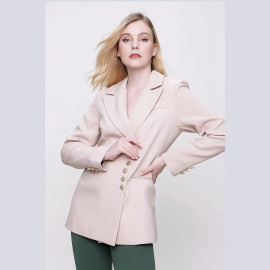 WOMEN'S 3 BUTTON JACKET - READY WOMEN'S CLOTHING WHOLESALE ready-made women's wholesale clothing women's clothing wholesale Turkish textile apparel