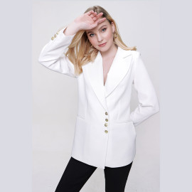 WOMEN'S 3 BUTTON JACKET - READY WOMEN'S CLOTHING WHOLESALE ready-made women's wholesale clothing women's clothing wholesale Turkish textile apparel