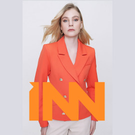 WOMEN'S BUTTONED SHORT JACKET - READY WOMEN'S CLOTHING WHOLESALE ready-made women's wholesale clothing women's clothing wholesale Turkish textile apparel