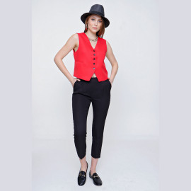 WOMEN'S LINEN HIJAB PANTS - READY WOMEN'S CLOTHING WHOLESALE ready-made women's wholesale clothing women's clothing wholesale Turkish textile apparel