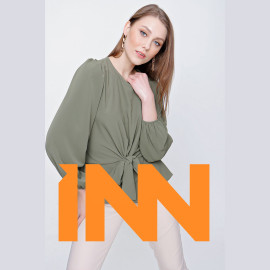 WOMEN'S BORROW Chiffon Blouse - READY WOMEN'S CLOTHING WHOLESALE ready-made women's wholesale clothing women's clothing wholesale Turkish textile apparel