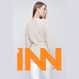 WOMEN'S BORROW Chiffon Blouse - READY WOMEN'S CLOTHING WHOLESALE ready-made women's wholesale clothing women's clothing wholesale Turkish textile apparel