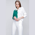 WOMEN'S TWO COLOR SHIRT - READY WOMEN'S CLOTHING WHOLESALE ready-made women's wholesale clothing women's clothing wholesale Turkish textile apparel