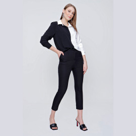 WOMEN'S TWO COLOR SHIRT - READY WOMEN'S CLOTHING WHOLESALE ready-made women's wholesale clothing women's clothing wholesale Turkish textile apparel