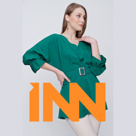 WOMEN'S CHIFFON BLOUSE WITH WAIST BUCKLE - READY WOMEN'S CLOTHING WHOLESALE ready-made women's wholesale clothing women's clothing wholesale Turkish textile apparel