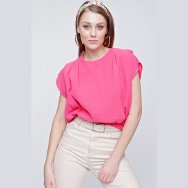 WOMEN'S SLEEVE LINEN BLOUSE - READY WOMEN'S CLOTHING WHOLESALE ready-made women's wholesale clothing women's clothing wholesale Turkish textile apparel
