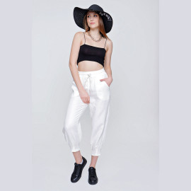 WOMEN'S LINEN TROUSERS - READY WOMEN'S CLOTHING WHOLESALE ready-made women's wholesale clothing women's clothing wholesale Turkish textile apparel