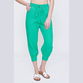 WOMEN'S LINEN TROUSERS - READY WOMEN'S CLOTHING WHOLESALE ready-made women's wholesale clothing women's clothing wholesale Turkish textile apparel