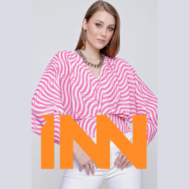 WOMEN'S PATTERNED BLOUSE - READY WOMEN'S CLOTHING WHOLESALE ready-made women's wholesale clothing women's clothing wholesale Turkish textile apparel