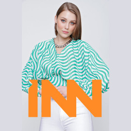 WOMEN'S PATTERNED BLOUSE - READY WOMEN'S CLOTHING WHOLESALE ready-made women's wholesale clothing women's clothing wholesale Turkish textile apparel