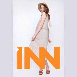 LINEN ONE PIECE DRESS - READY WOMEN'S CLOTHING WHOLESALE ready-made women's wholesale clothing women's clothing wholesale Turkish textile apparel