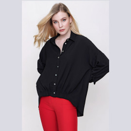 SLEEVE DETAILED SHIRT - READY WOMEN'S CLOTHING WHOLESALE ready-made women's wholesale clothing women's clothing wholesale Turkish textile apparel