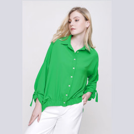 SLEEVE DETAILED SHIRT - READY WOMEN'S CLOTHING WHOLESALE ready-made women's wholesale clothing women's clothing wholesale Turkish textile apparel