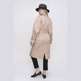 Long Women's Coat - READY WOMEN'S CLOTHING WHOLESALE ready-made women's wholesale clothing women's clothing wholesale Turkish textile apparel