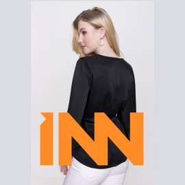 SATIN BLOUSE V-NECK - READY WOMEN'S CLOTHING WHOLESALE ready-made women's wholesale clothing women's clothing wholesale Turkish textile apparel SATIN BLOUSE V-NECK - READY WOMEN'S CLOTHING WHOLESALE ready-made women's wholesale clothing women's clothing wholesale Turkish textile apparel