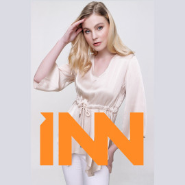 SATIN BLOUSE V-NECK - READY WOMEN'S CLOTHING WHOLESALE ready-made women's wholesale clothing women's clothing wholesale Turkish textile apparel SATIN BLOUSE V-NECK - READY WOMEN'S CLOTHING WHOLESALE ready-made women's wholesale clothing women's clothing wholesale Turkish textile apparel