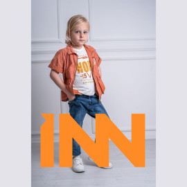 BOYS' SUIT WHOLESALE READY TOWEAR TRIPLE SUIT Jeans pants with a shirt and a quarter-sleeved jacket with two pockets 017