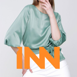 BELT DETAILED SATIN BLOUSE - WOMEN'S WEAR BELT DETAILED SATIN BLOUSE - WOMEN'S WEAR