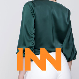 BELT DETAILED SATIN BLOUSE - WOMEN'S WEAR BELT DETAILED SATIN BLOUSE - WOMEN'S WEAR