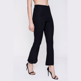 Spanish cropped black trousers