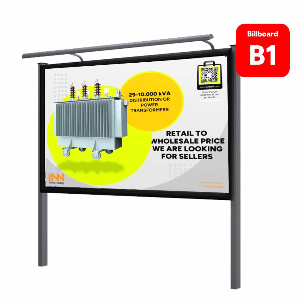 B1 BILLBOARD OUTDOOR ADVERTISING BOARD