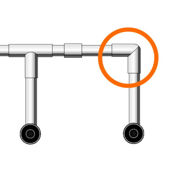 PE Elbow for Sprinkler Irrigation Systems 2