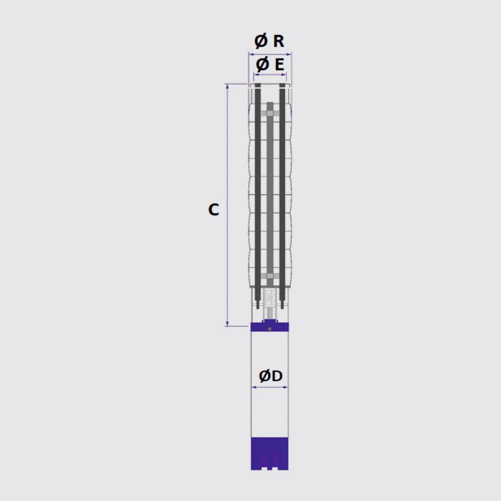 Submersbile Pump Stainless Steel 7 inch INNSP798 2