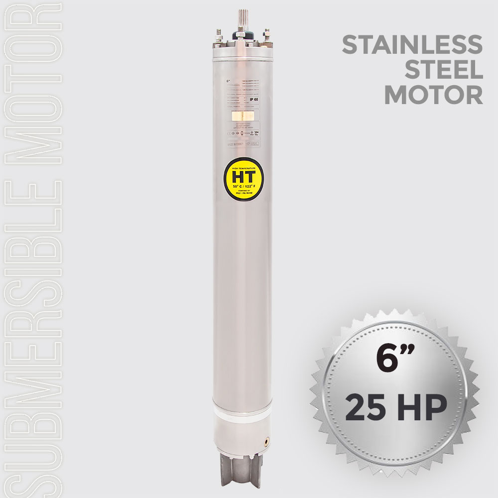 Submersible Pump Motor 6 inch 25HP (18,5KW) 8