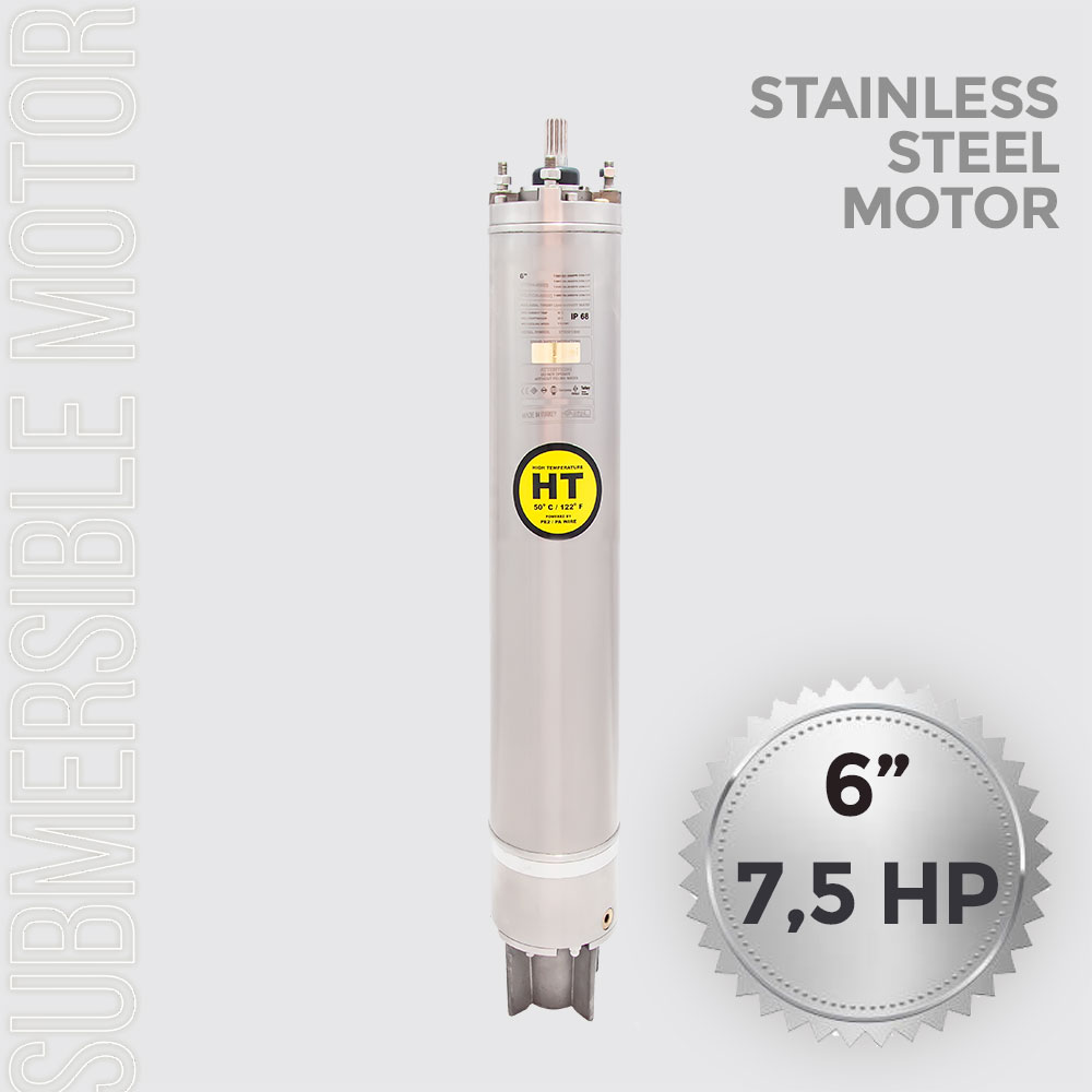 Submersible Pump Motor 6 inch 7.5HP (5,5KW) 7