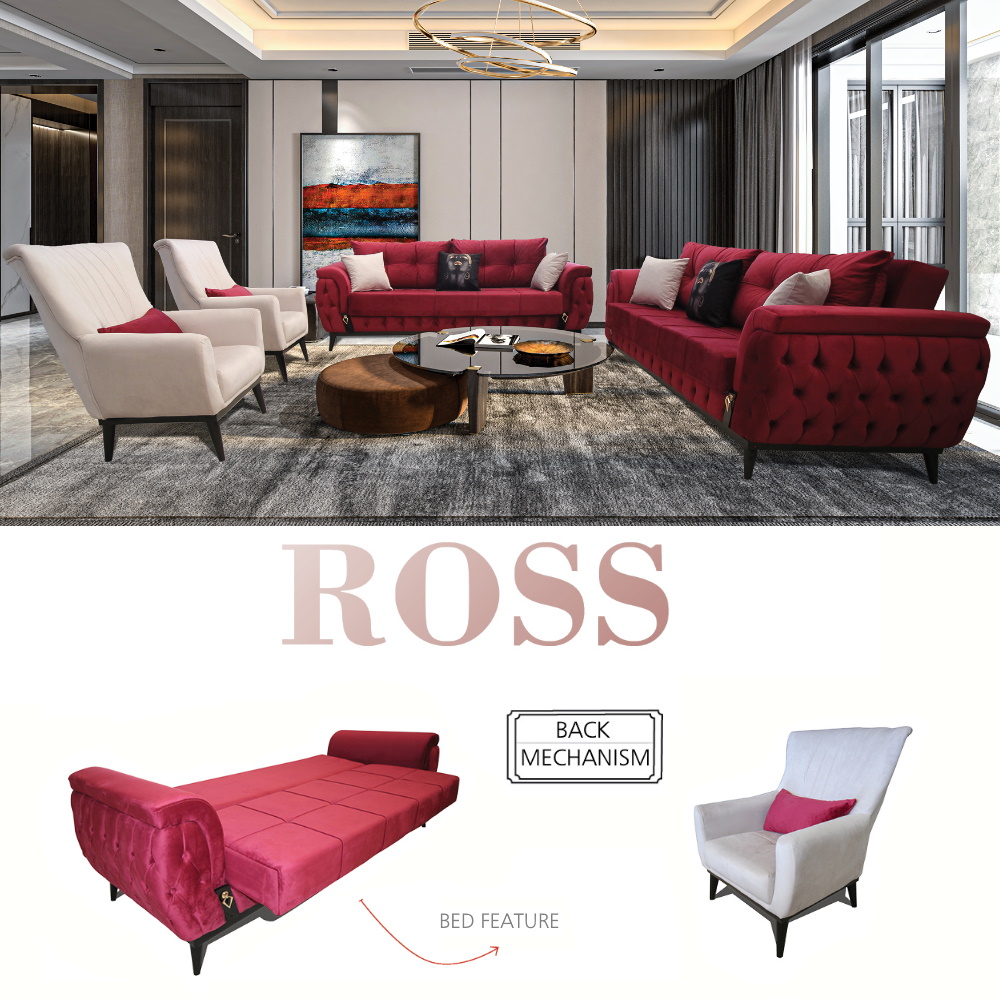 ROSS SOFA SET PIECE LIVING ROOM CHAIR FOR HOME FROM FACTORY WHOLESALE