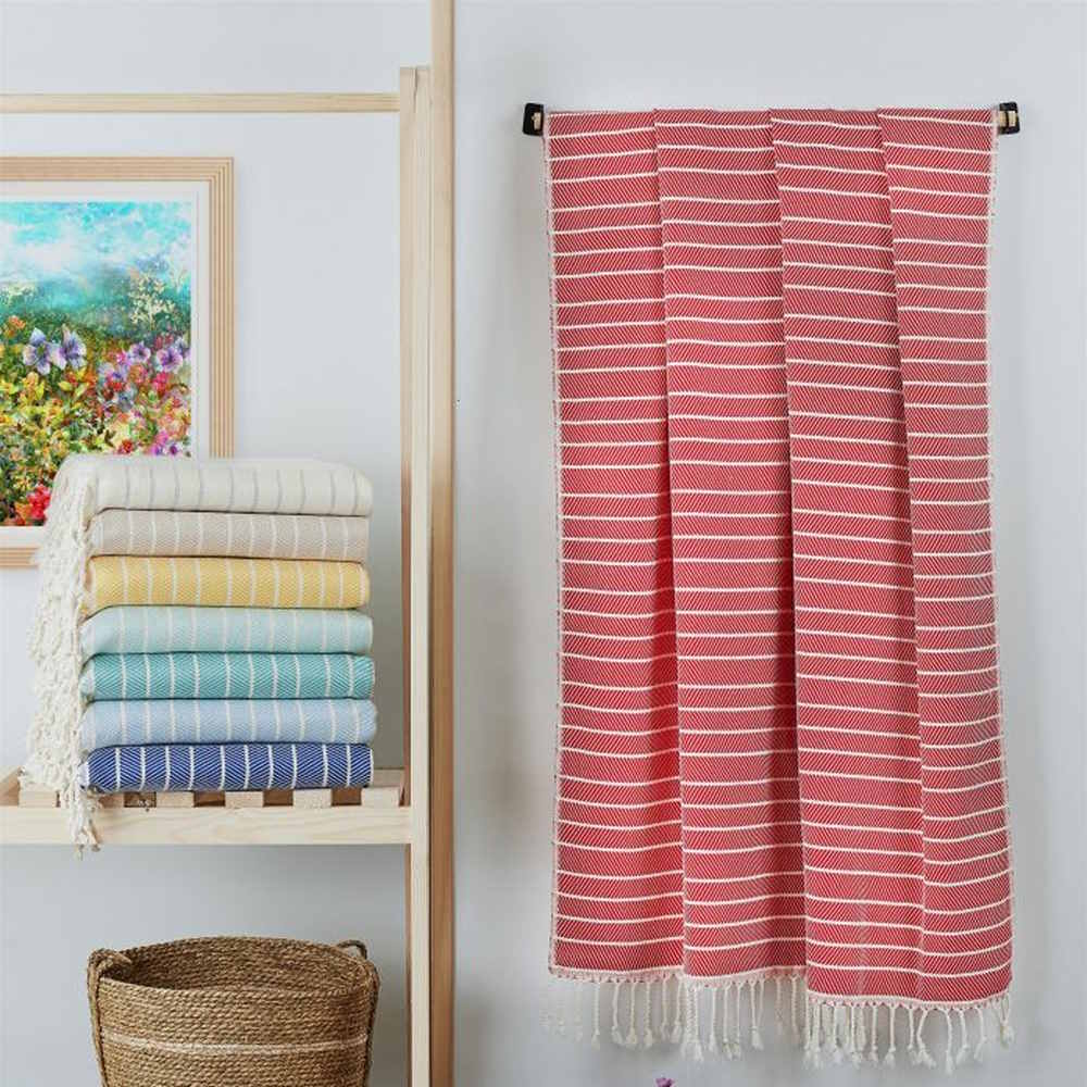 PESHTEMAL KARS - NATURAL 100% COTTON LOINCLOTH QUICK DRYING BEACH TOWEL WHOLESALE FROM FACTORY
