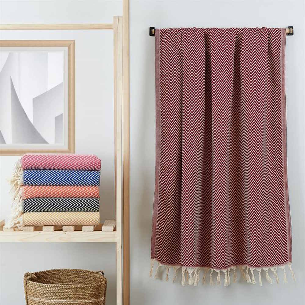 PESHTEMAL DENIZLI - NATURAL 100% COTTON LOINCLOTH QUICK DRYING BEACH TOWEL WHOLESALE FROM FACTORY