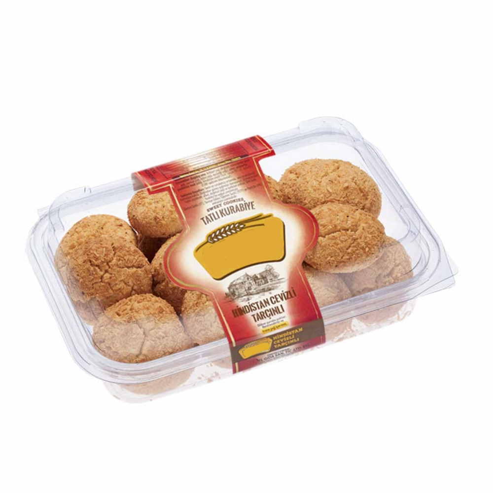 FABRİKADAN TOPTAN HİNDİSTAN CEVİZLİ TARÇINLI KURABİYE 300G