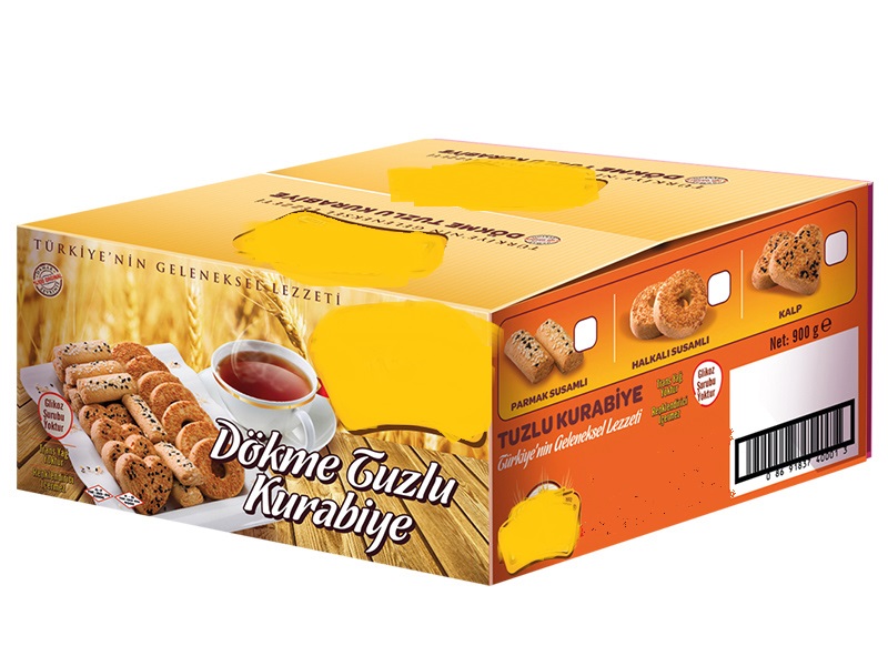 FABRİKADAN TOPTAN DÖKME TUZLU KURABİYELER 900G