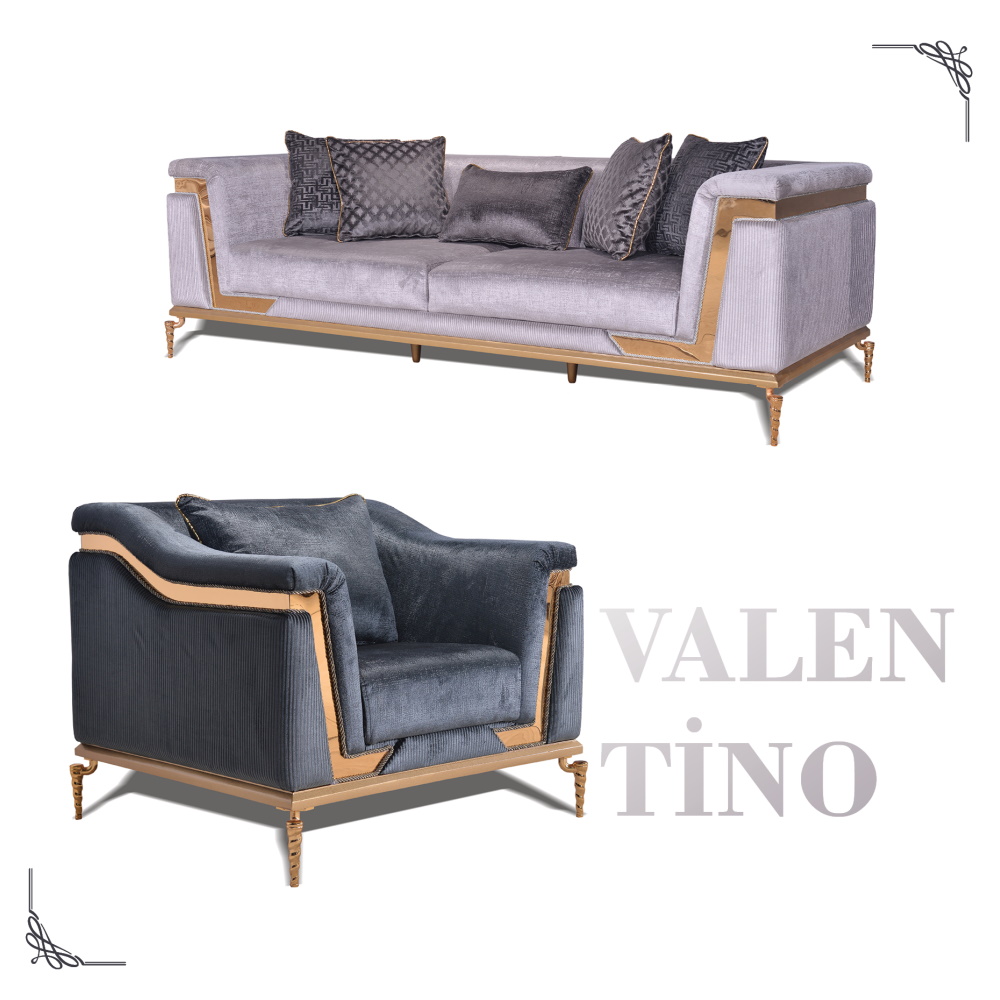 VALENTINO SOFA SET PIECE LIVING ROOM CHAIR FOR HOME FROM FACTORY WHOLESALE