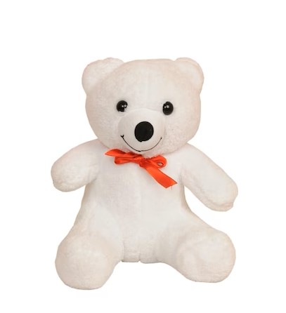 PLUSH TOY BEAR FIGURE 35cm RIBBON DETAIL FROM FACTORY WHOLESALE 2