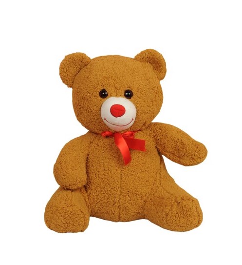PLUSH TOY BEAR FIGURE 35cm RIBBON DETAIL FROM FACTORY WHOLESALE 3