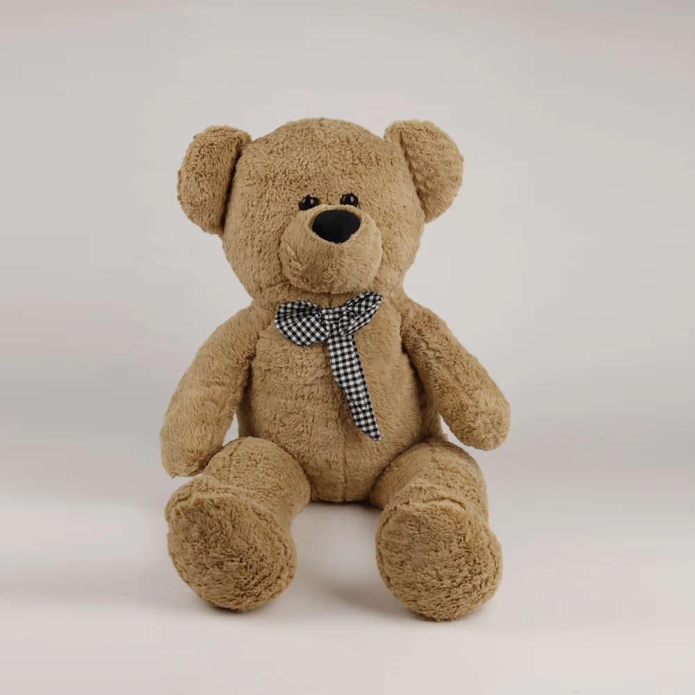 PLUSH TOY BEAR FIGURE 35cm RIBBON DETAIL FROM FACTORY WHOLESALE 6