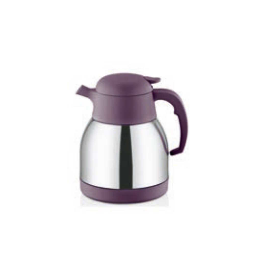 FROM THE WHOLESALE FACTORY-DOUBLE DECK-STEEL BASE-COLD-HOT STORAGE-GLASS-INOX THERMOS (RLX1.0M)