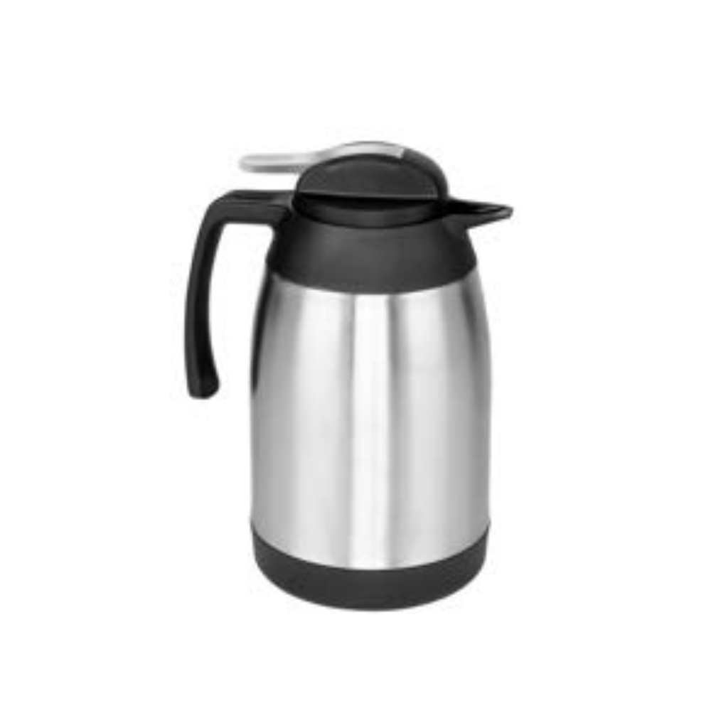 FROM THE WHOLESALE FACTORY-DOUBLE DECK-STEEL BASE-COLD-HOT STORAGE-GLASS-INOX THERMOS (RLX1.5E)